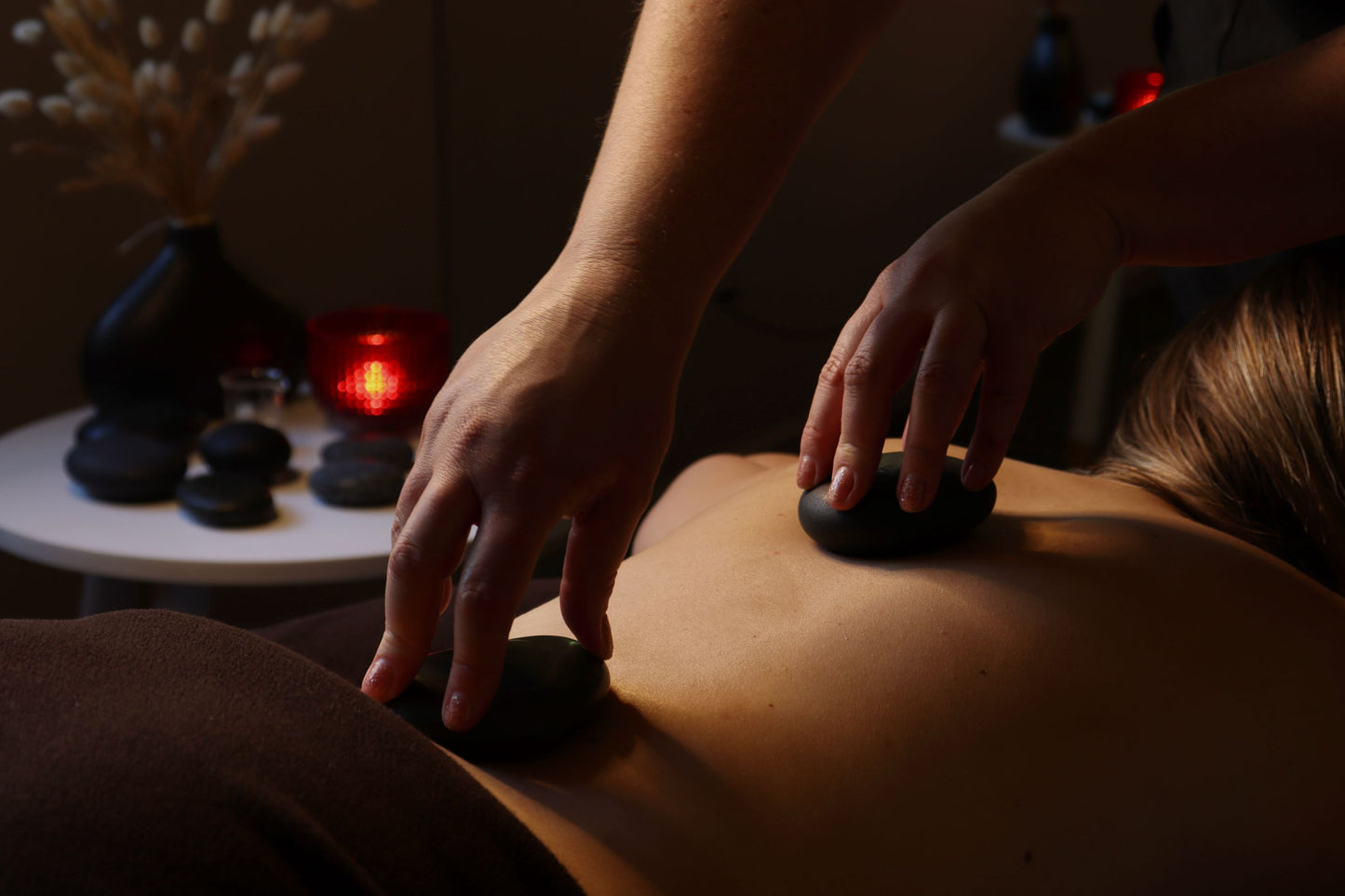 Back Hot Stone Massage